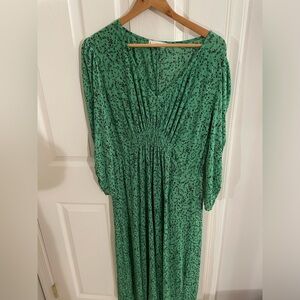 MANGO Green dress XL (fit like 1x-2x)